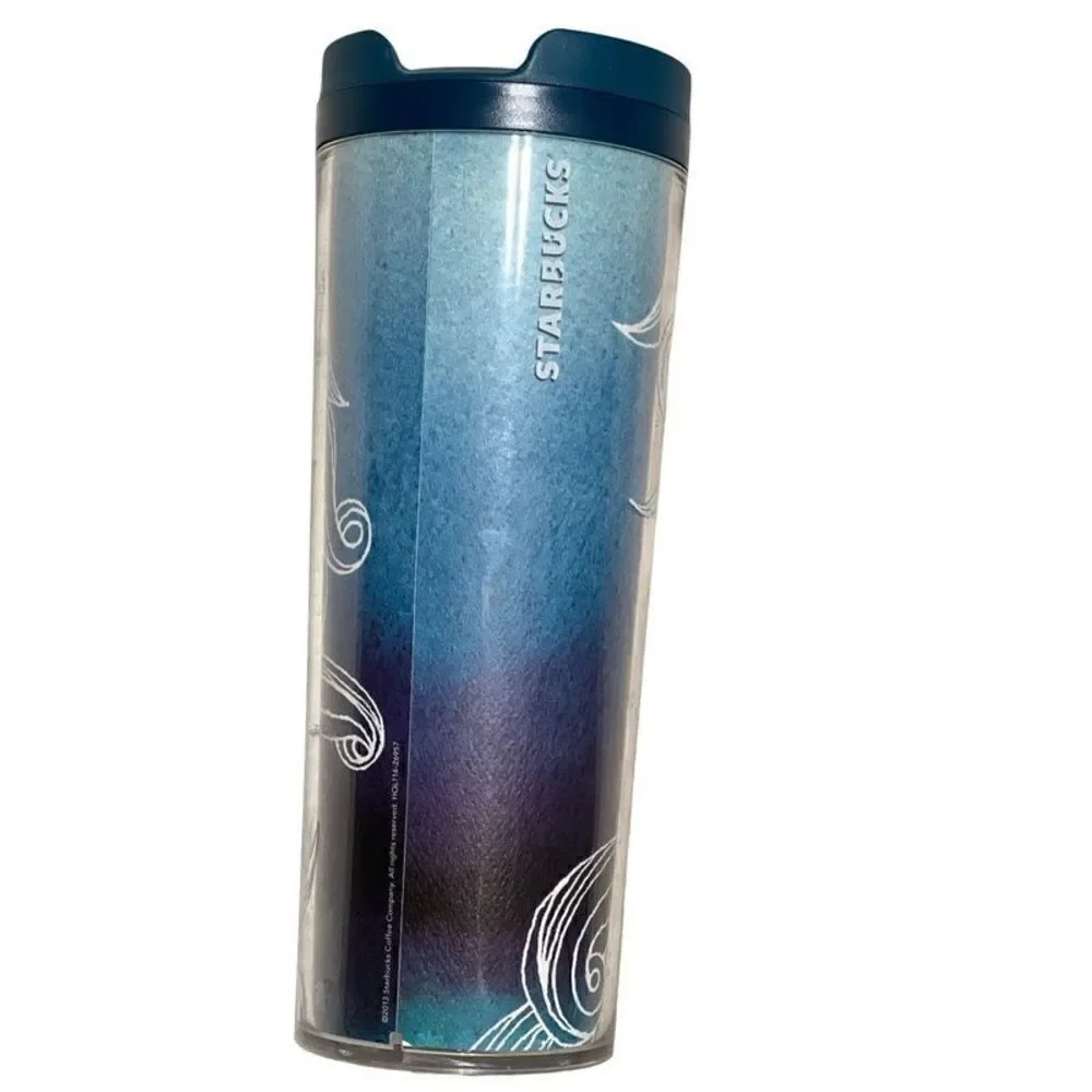 Starbucks 2012 Blue Waves Hawaii 16oz Acrylic Tumbler